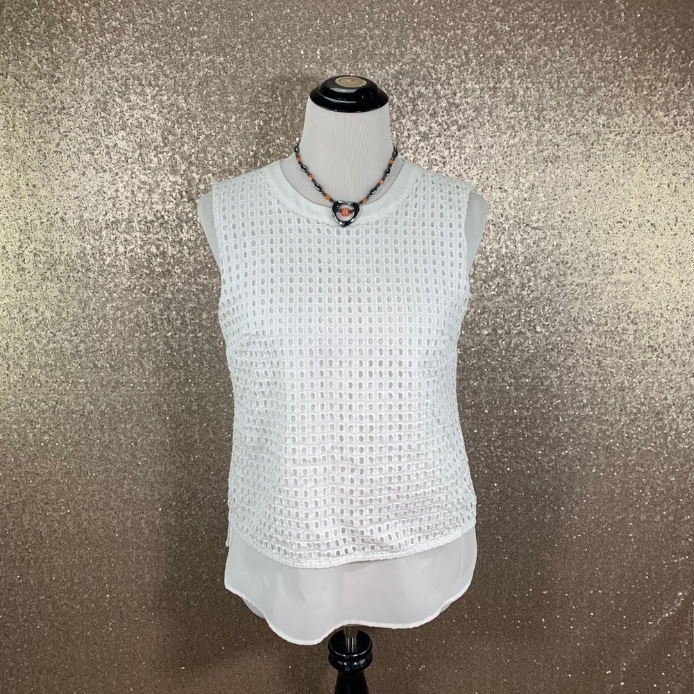 J. Crew White Tank                            B2